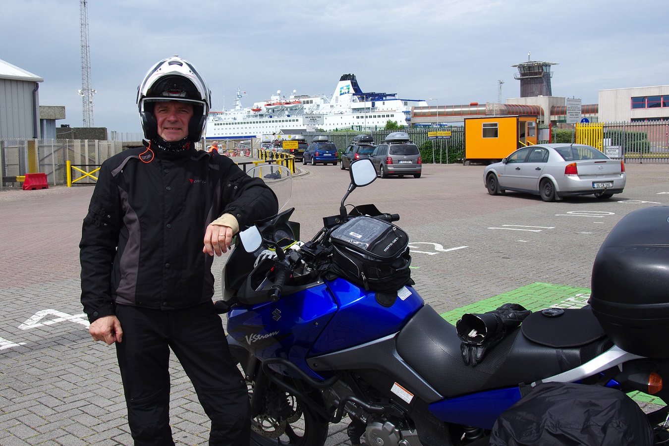 Arek at ferry